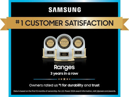 SAMSUNG 6.0 cu. ft. Smart Freestanding Gas Range with Flex Duo(TM), Stainless Cooktop &amp; Air Fry in Stainless Steel - NX60A6751SS-KT