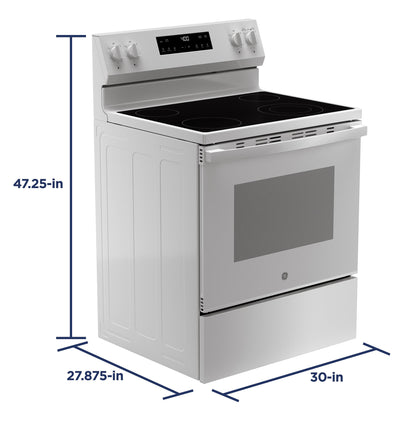 GE APPLIANCES GRF400SVWW GE(R) 30" Free-Standing Electric Range - GRF400SVWW-KT