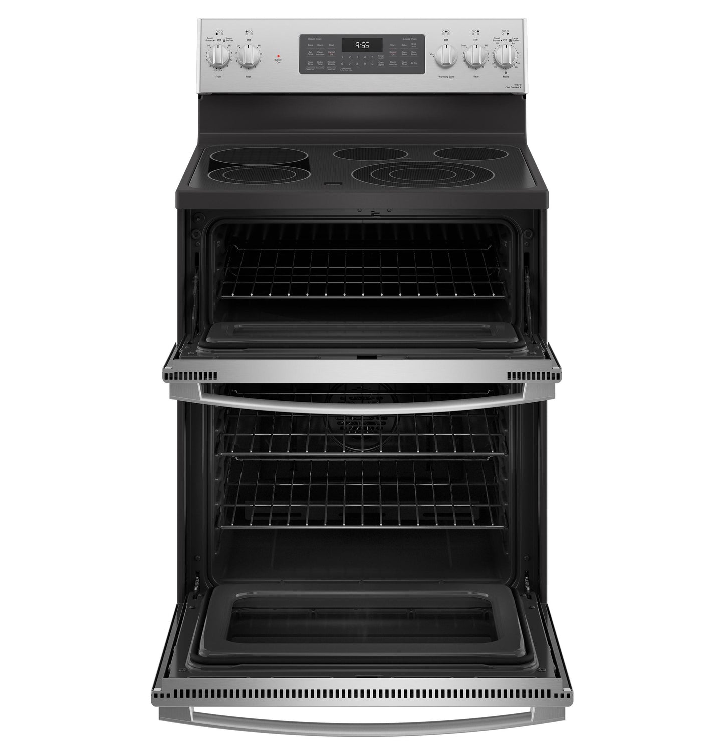 GE APPLIANCES PB965YPFS GE Profile™ 30" Smart Free-Standing Electric Double Oven Convection Range with No Preheat Air Fry - PB965YPFS-KT