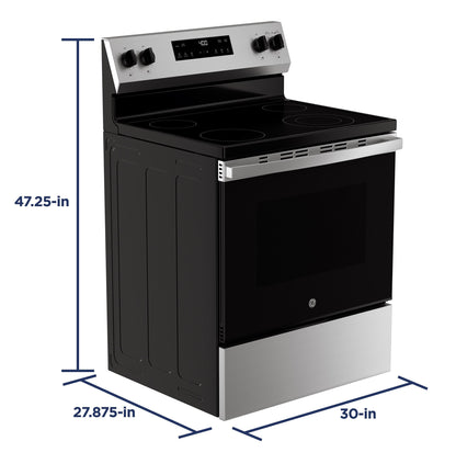 GE APPLIANCES GRF400SVSS GE(R) 30" Free-Standing Electric Range - GRF400SVSS-KT