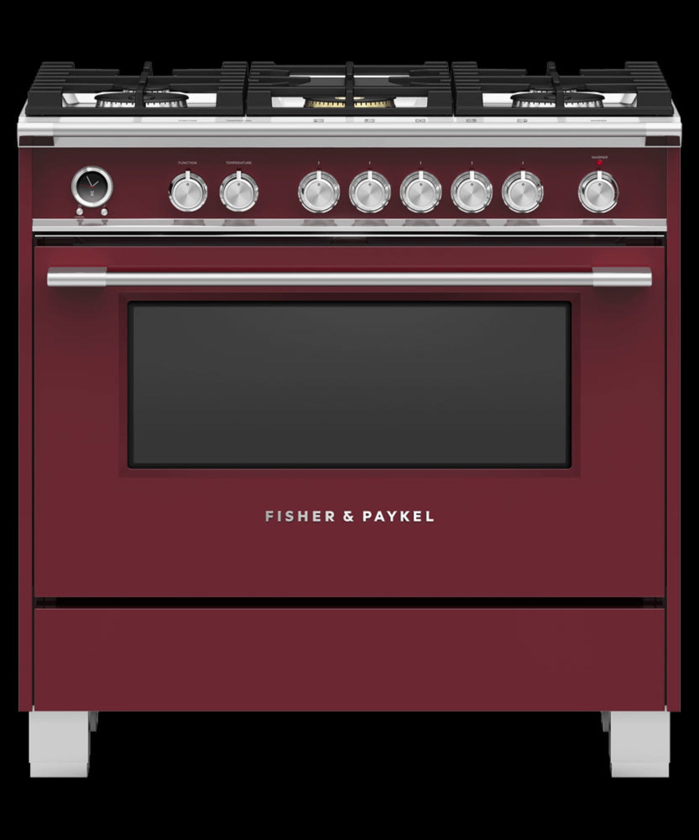 FISHER & PAYKEL OR36SCG6R1 Dual Fuel Range, 36", 5 Burners, Self-cleaning - OR36SCG6R1-KT