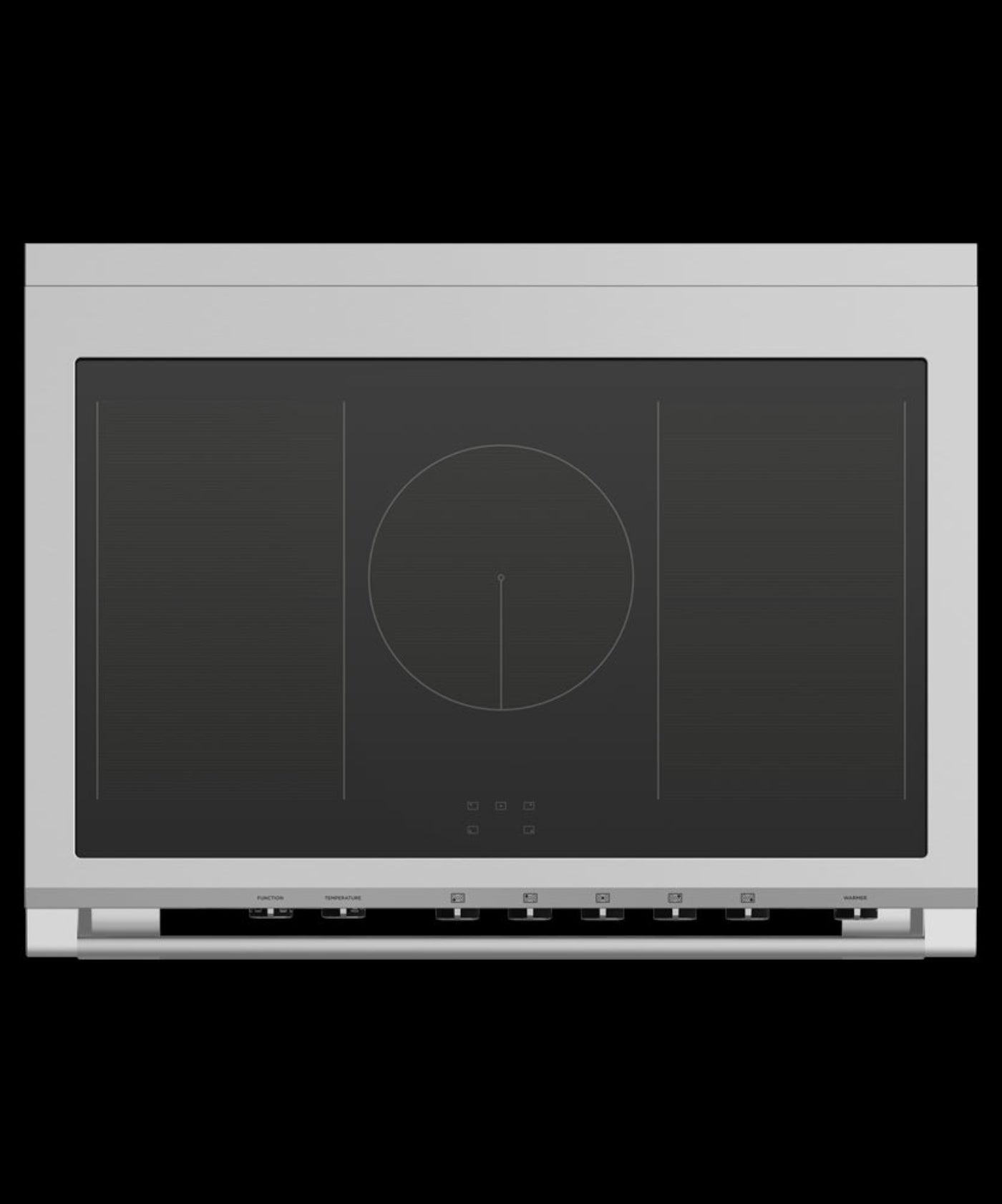 FISHER & PAYKEL OR36SCI6B1 Induction Range, 36", 5 Zones with SmartZone, Self-cleaning - OR36SCI6B1-KT