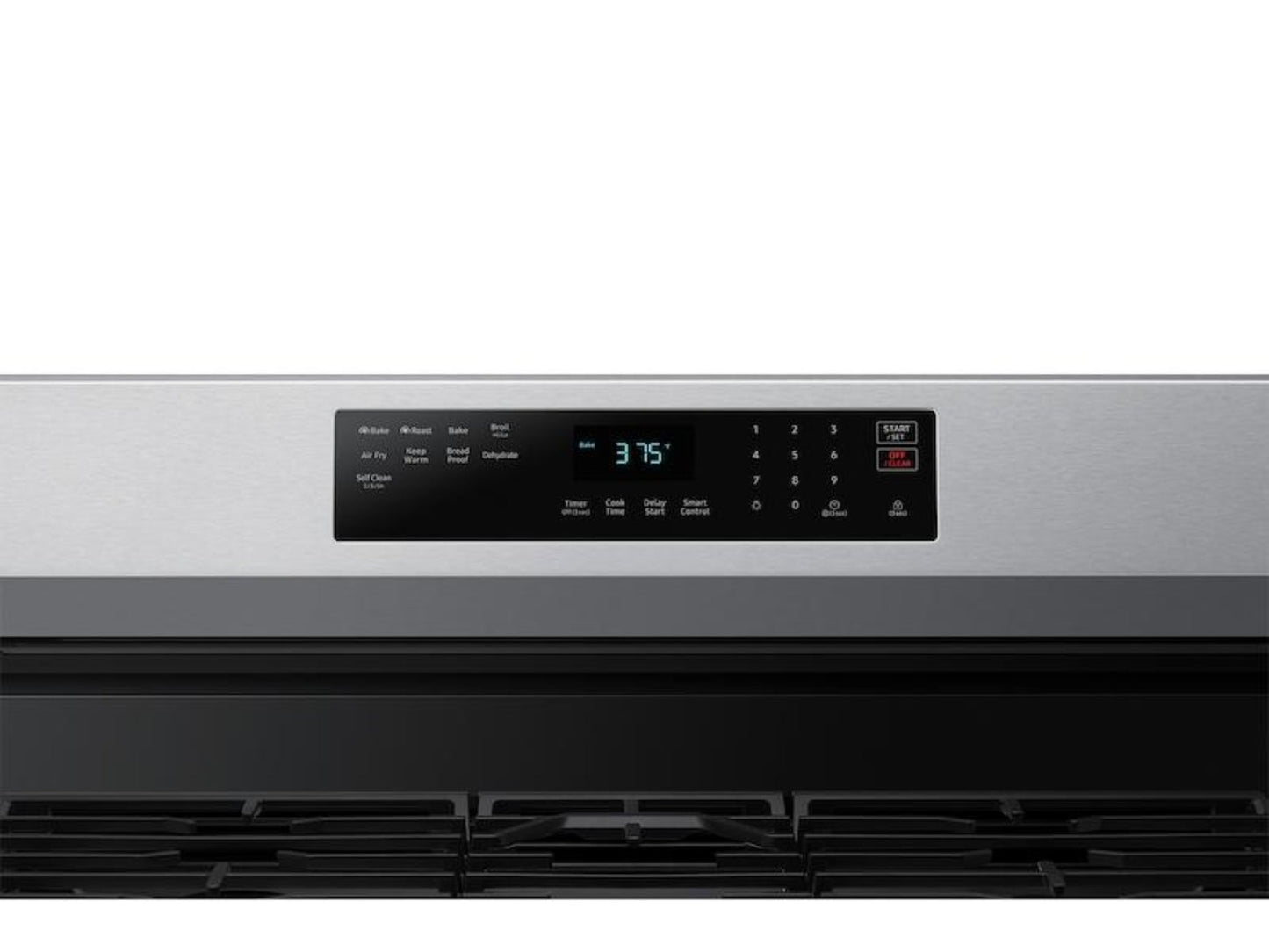 SAMSUNG 6.0 cu. ft. Smart Freestanding Gas Range with No-Preheat Air Fry & Convection in Stainless Steel - NX60A6511SS-KT