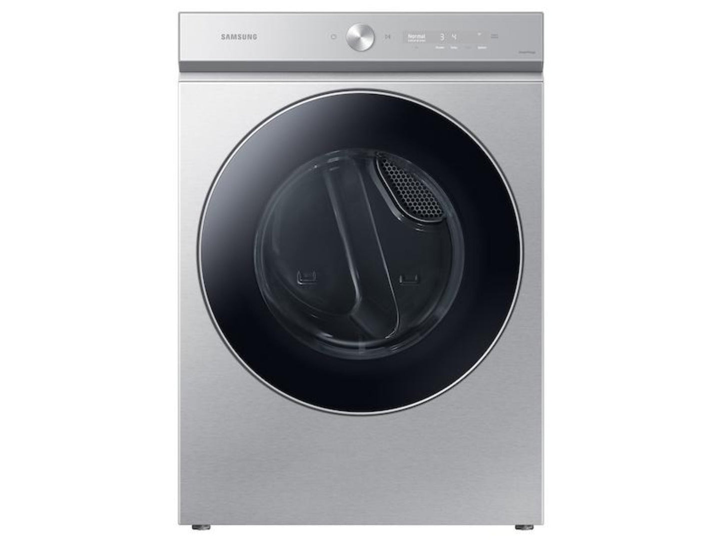 SAMSUNG Bespoke 7.6 cu. ft. Ultra Capacity Gas Dryer with AI Optimal Dry and Super Speed Dry in Silver Steel - DVG53BB8900TA3-KT