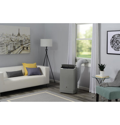 GE APPLIANCES APCD10JASG GE(R) 10,500 BTU Portable Air Conditioner with Dehumidifier and Remote, Grey - APCD10JASG-KT