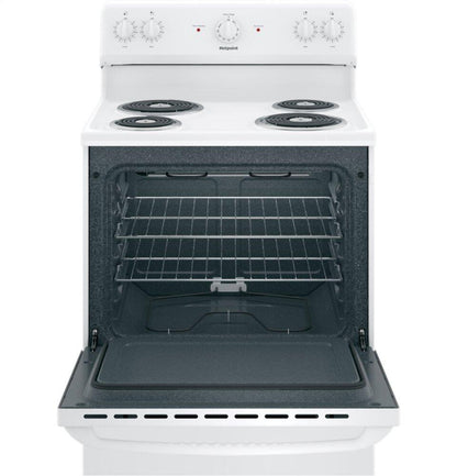 HOTPOINT 30" Free-Standing Electric Range - RBS160DMWW-KT