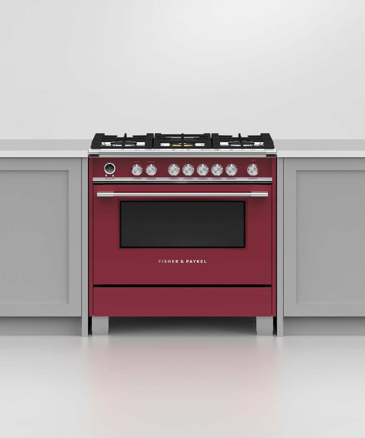 FISHER & PAYKEL OR36SCG6R1 Dual Fuel Range, 36", 5 Burners, Self-cleaning - OR36SCG6R1-KT