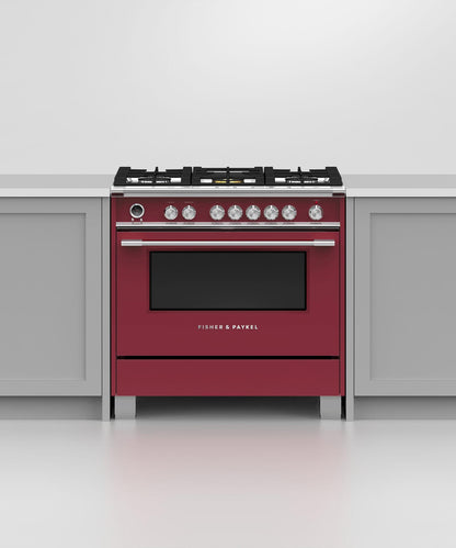 FISHER & PAYKEL OR36SCG6R1 Dual Fuel Range, 36", 5 Burners, Self-cleaning - OR36SCG6R1-KT