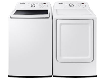SAMSUNG DVE45T3200W 7.2 cu. ft. Electric Dryer with Sensor Dry in White - DVE45T3200W-KT