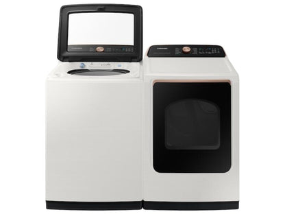 SAMSUNG 7.4 CF SMART ELECTRIC DRYER W STEAM SANITIZE+ - DVE55A7300E-KT