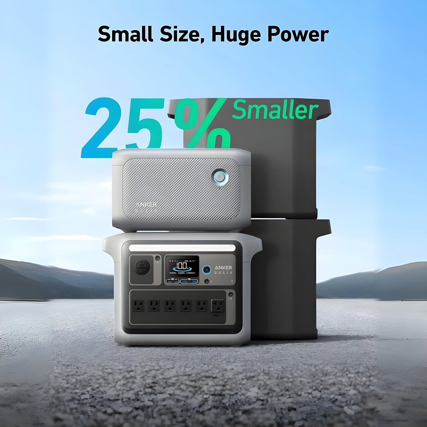 Anker SOLIX BP1000X Expansion Battery 1056Wh 1800W New - A1761111-85