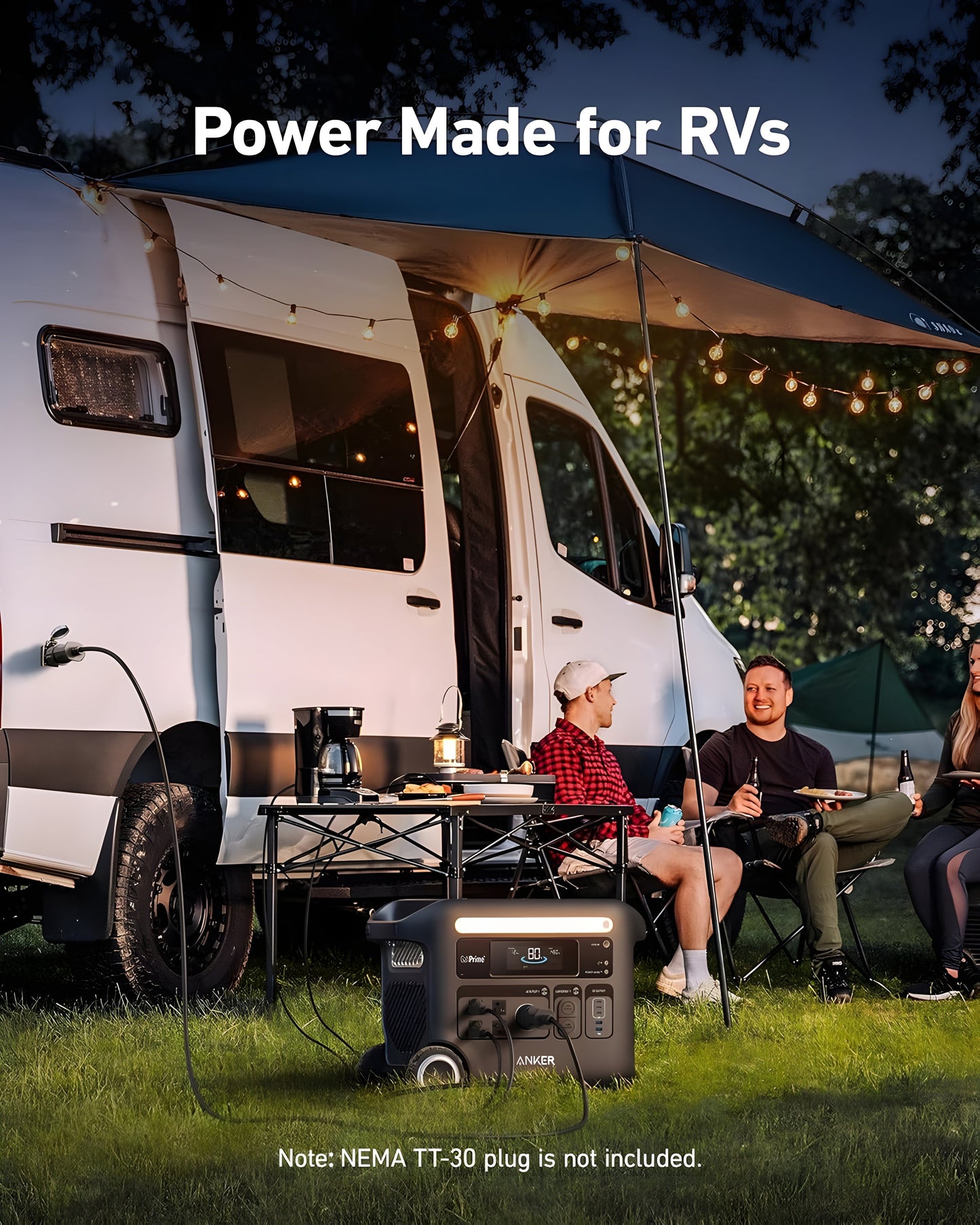 Anker SOLIX F2600 Portable Power Station 2560Wh 2400W New - A1781111