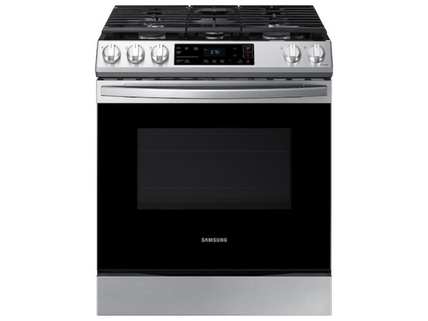 SAMSUNG 6.0 cu ft. Smart Slide-in Gas Range in Stainless Steel - NX60T8111SS-KT