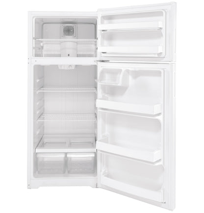 HOTPOINT 17.5 Cu. Ft. Recessed Handle Top-Freezer Refrigerator -HPS18BTNRWW-KT