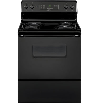 HOTPOINT 30" Free-Standing Standard Clean Electric Range - RBS360DMBB-KT