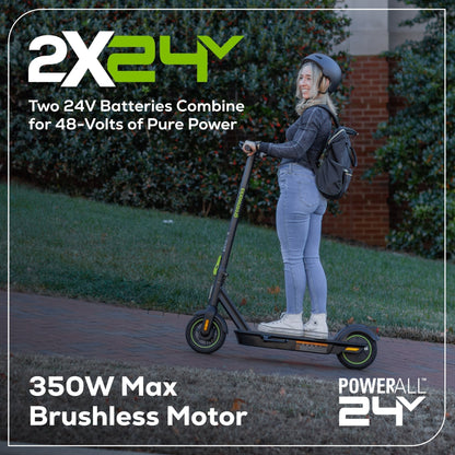Greenworks 2X24V STEALTH Series Electric Scooter - 7422002