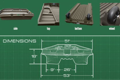 Advantage Hunting Southern Outdoor Bass Hunter Bass Baby Fishing Boat - Bass Baby