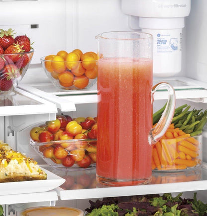 GE APPLIANCES GYE18JYLFS GE® ENERGY STAR® 17.5 Cu. Ft. Counter-Depth FrenGYE18JYLFS-KT