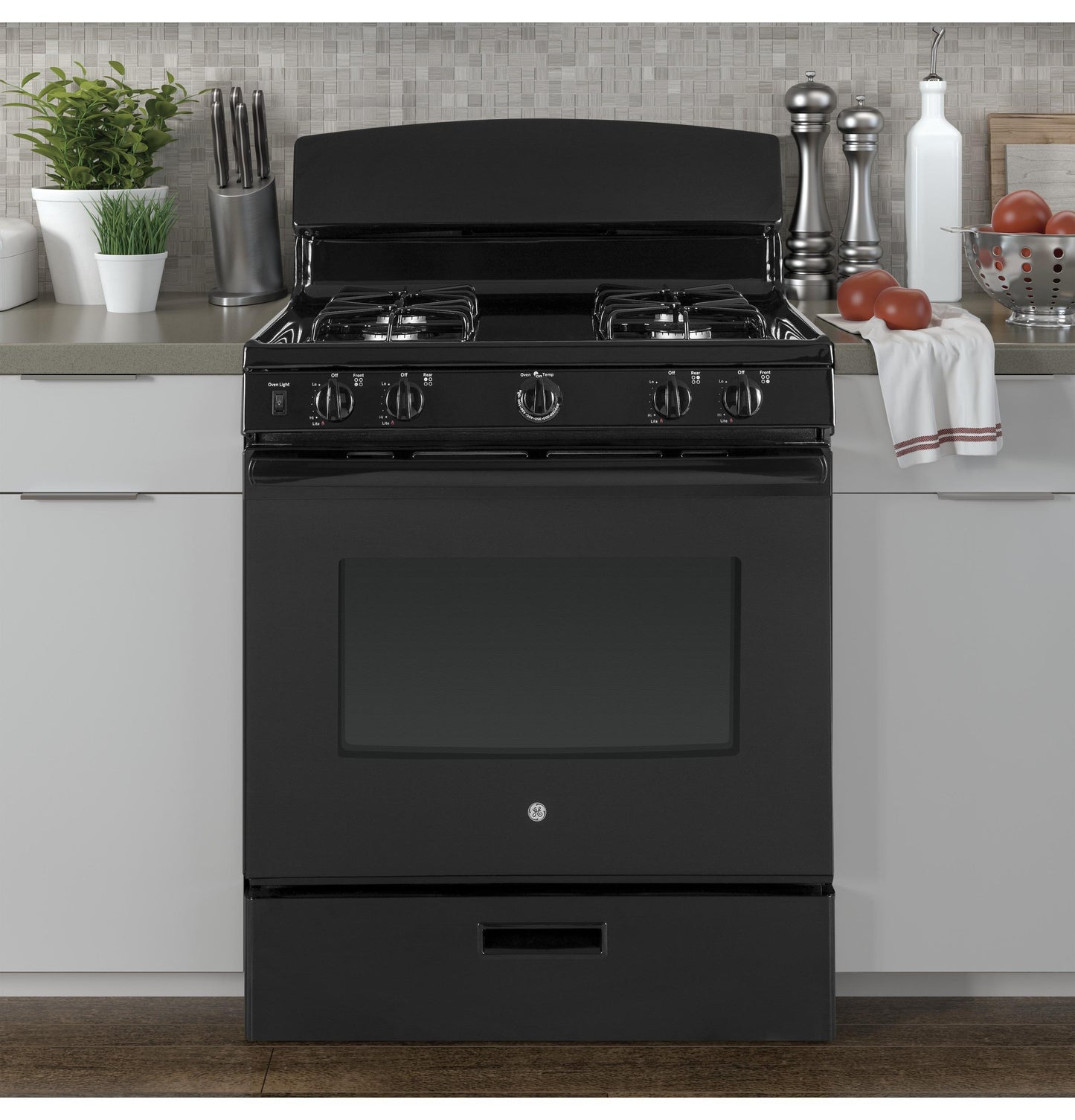 GE APPLIANCES JGBS30DEKBB GE(R) 30" Free-Standing Gas Range - JGBS30DEKBB-KT