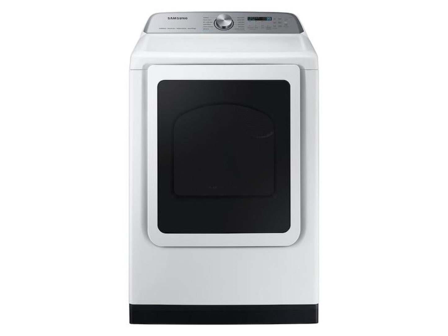 SAMSUNG W 7.4 cu. ft. Smart Gas Dryer with Steam Sanitize+ in White - DVG55CG7100W-KT