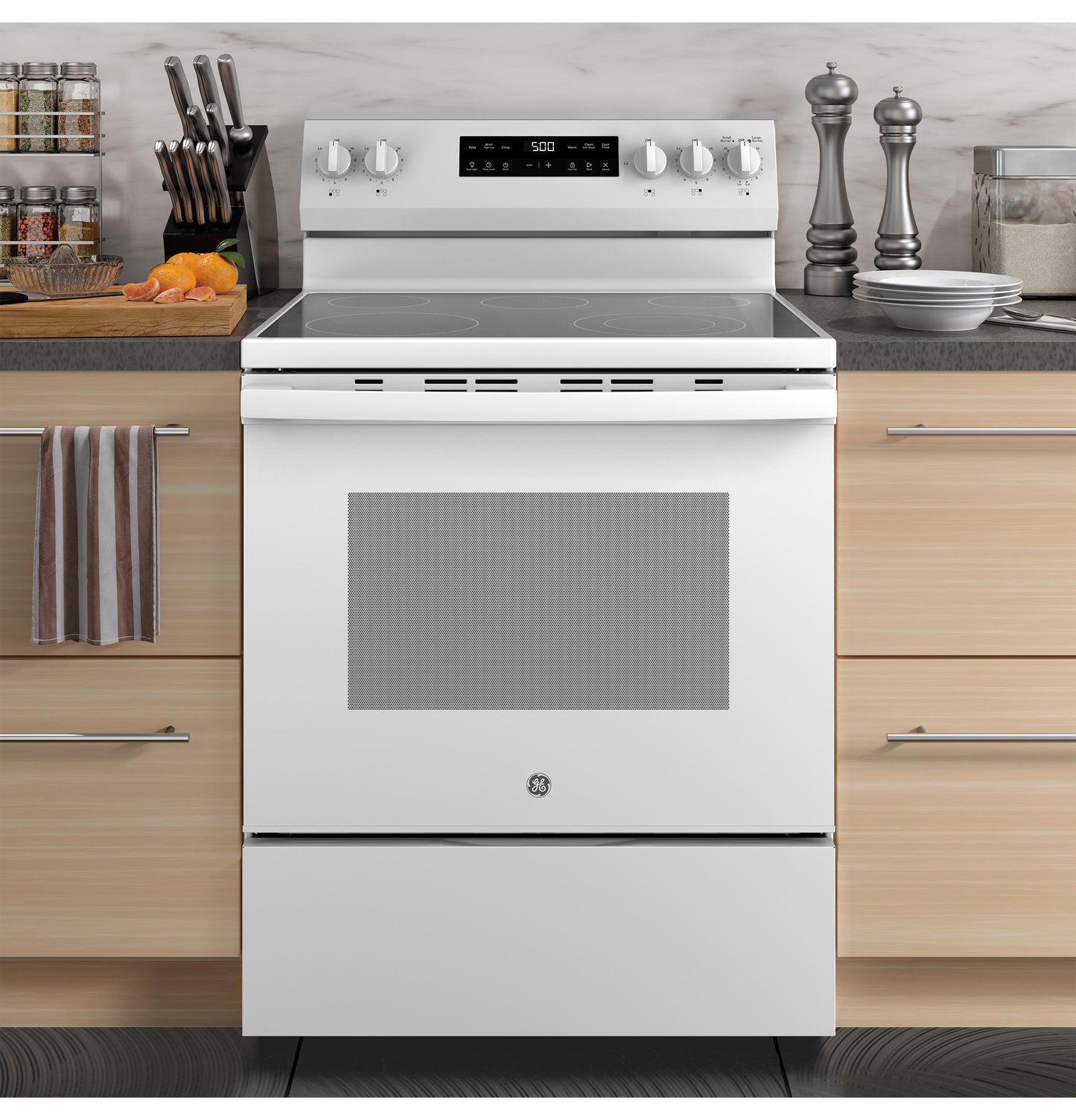 GE APPLIANCES GRF500PVWW GE(R) 30" Free-Standing Electric Range - GRF500PVWW-KT