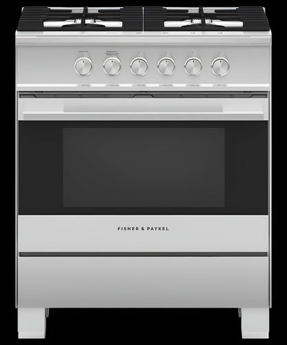FISHER & PAYKEL OR30SDG4X1 Gas Range, 30" - OR30SDG4X1-KT