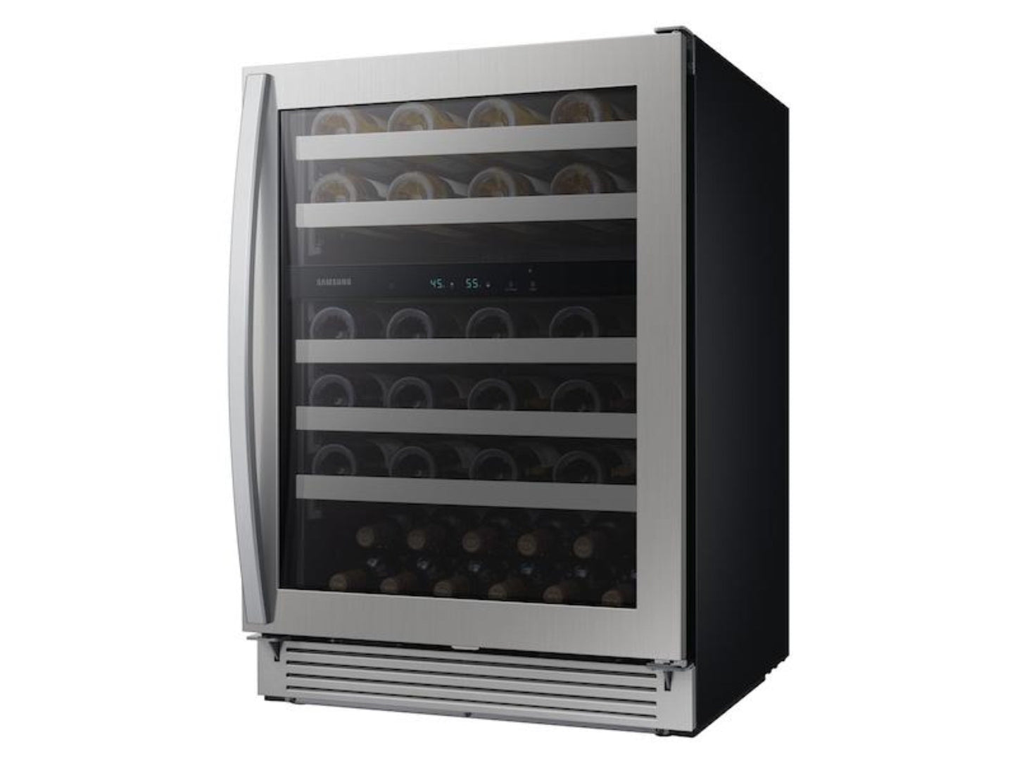 SAMSUNG 51-Bottle Capacity Wine Cooler in Stainless Steel - RW51TS338SR-KT