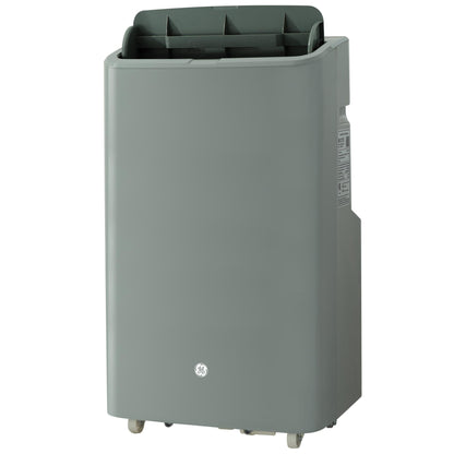 GE APPLIANCES APSD08JASG GE(R) 8,500 BTU Heat/Cool Portable Air Conditioner with Dehumidifier and Remote, Grey - APSD08JASG-KT