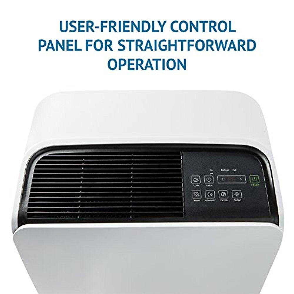 Ivation 95 Pint Energy Star Dehumidifier WITH PUMP - IVALDH95PWWP