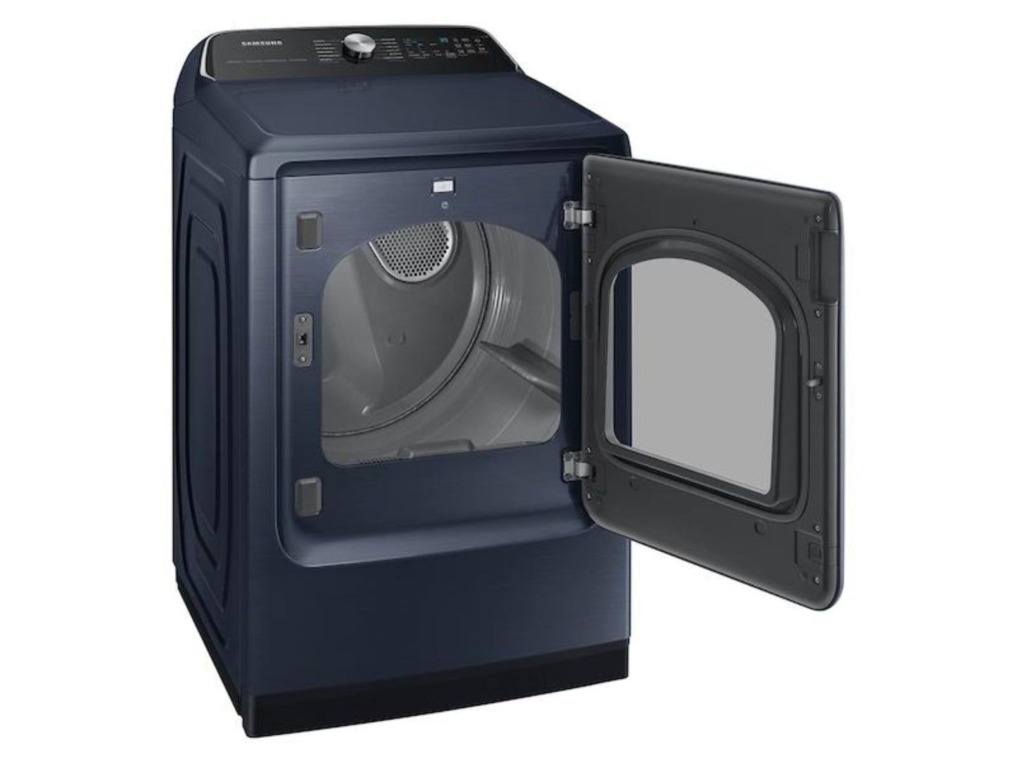 SAMSUNG 7.4 cu. ft. Smart Gas Dryer with Pet Care Dry and Steam Sanitize+ in Brushed Navy  - DVG54CG7150D-KT