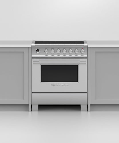 FISHER & PAYKEL OR30SCI6X1 Induction Range, 30", 4 Zones, Self-cleaning - OR30SCI6X1-KT