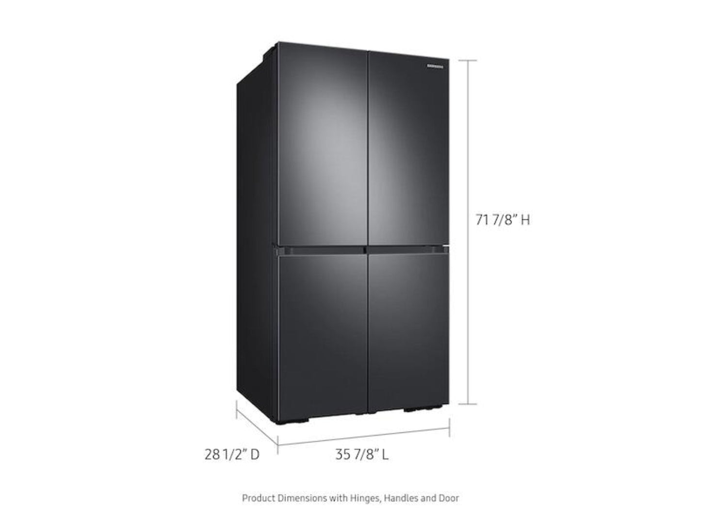 Samsung 29 cu. ft. Smart 4-Door Flex Refrigerator with Family Hub - RF29A9071SG-KT