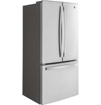 GE APPLIANCES GWE19JYLFS GE® ENERGY STAR® 18.6 Cu. Ft. Counter-Depth French-Door Refrigerator - GWE19JYLFS-KT