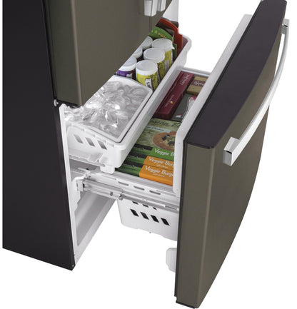 GE APPLIANCES GWE19JMLES GE® ENERGY STAR® 18.6 Cu. Ft. Counter-Depth French-Door Refrigerator - GWE19JMLES-KT