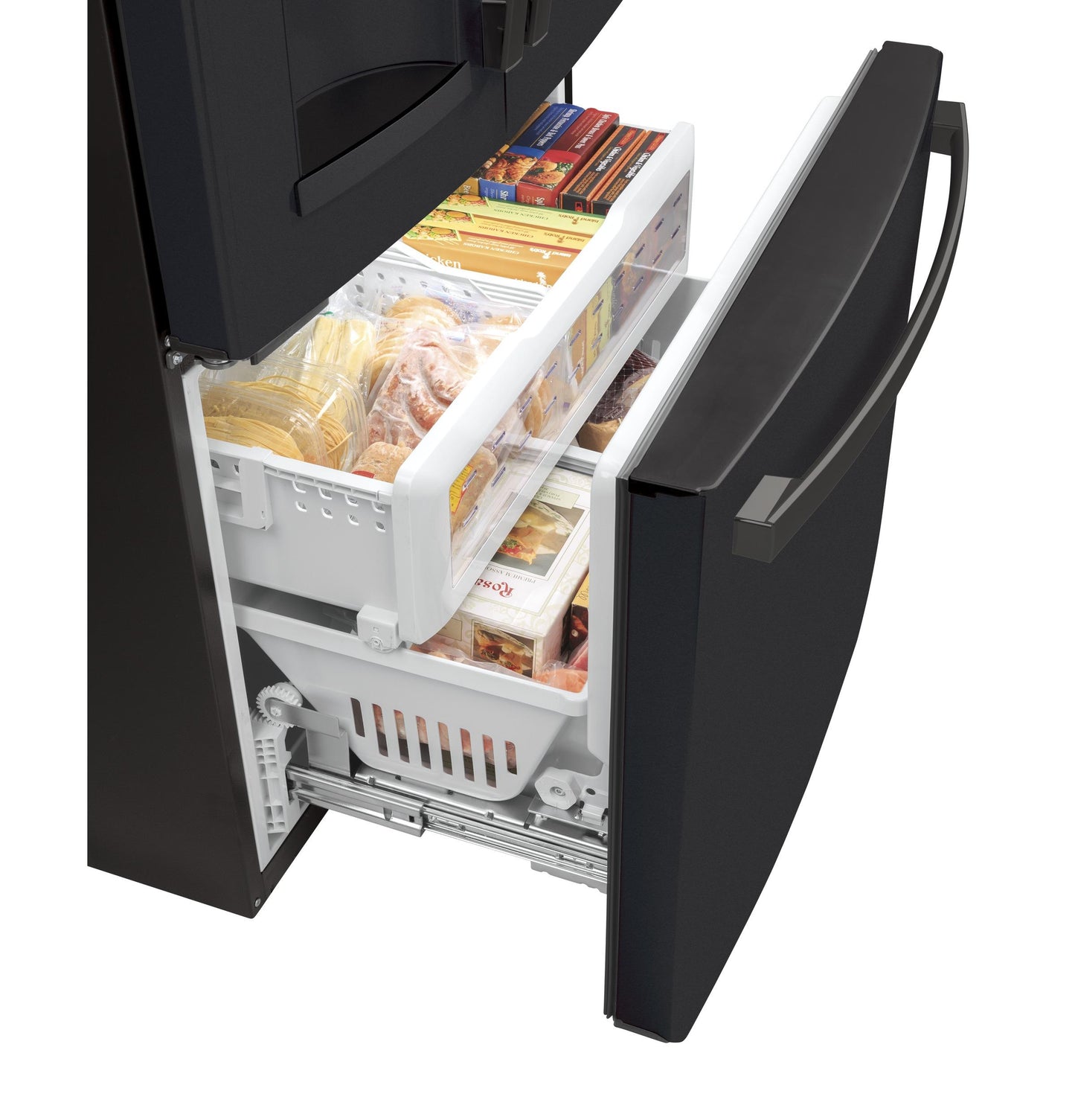 GE APPLIANCES GYE22GENDS GE® ENERGY STAR® 22.1 Cu. Ft. Counter-Depth French-Door Refrigerator - GYE22GENDS-KT