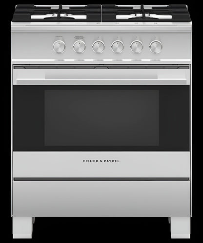 FISHER & PAYKEL OR30SDG4X1 Gas Range, 30" - OR30SDG4X1-KT