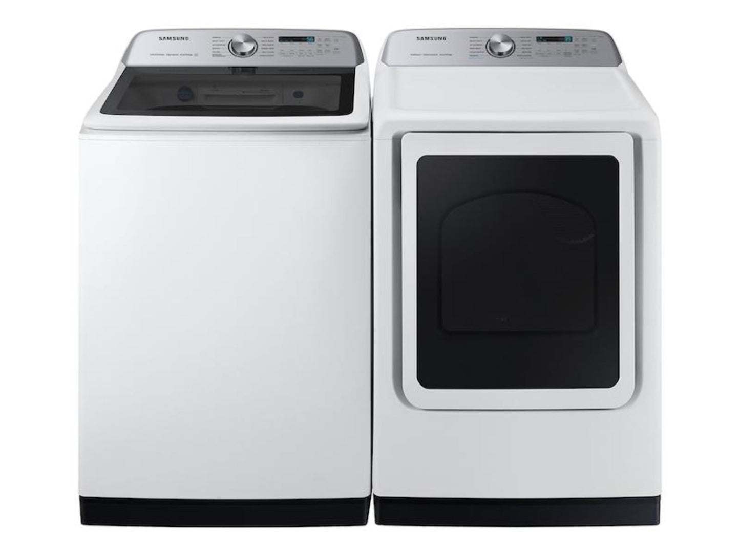 SAMSUNG  7.4 cu. ft. Smart Electric Dryer with Steam Sanitize+ in White - DVE55CG7100W-KT
