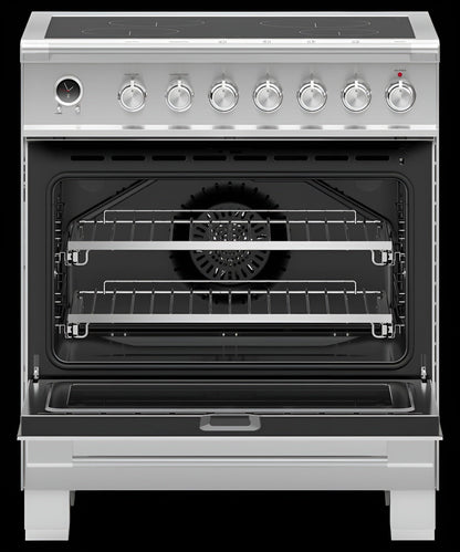FISHER & PAYKEL OR30SCI6X1 Induction Range, 30", 4 Zones, Self-cleaning - OR30SCI6X1-KT
