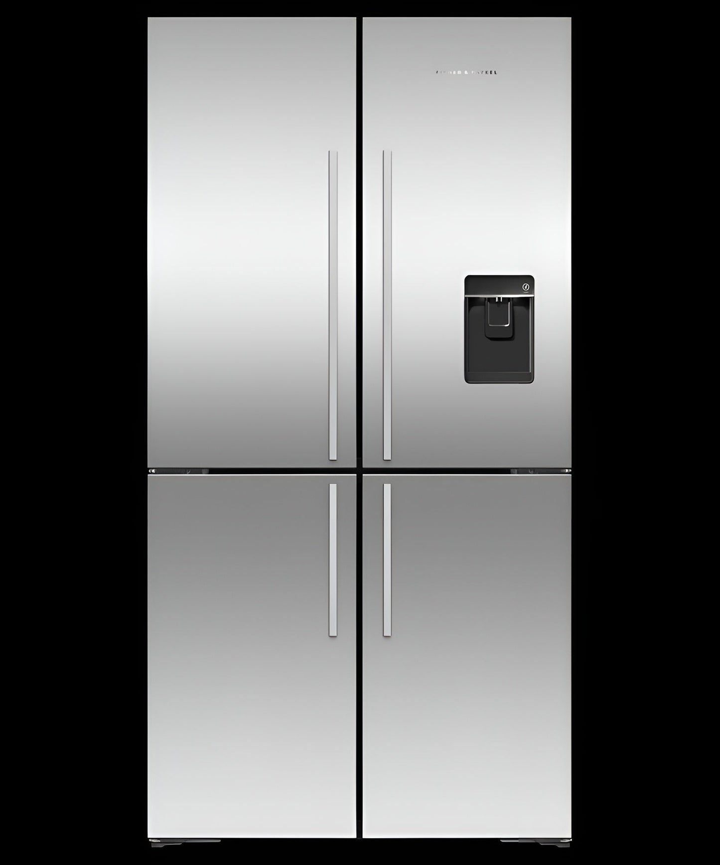FISHER & PAYKEL RF203QDUVX1 Freestanding Quad Door Refrigerator Freezer, 36", 18.9 cu ft, Ice & Water - RF203QDUVX1-KT