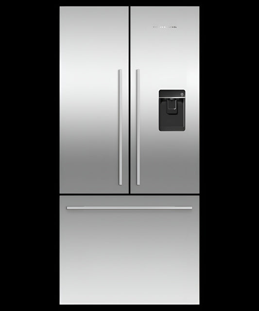 FISHER & PAYKEL RF170ADUSX4N Freestanding French Door Refrigerator Freezer, 32", 17 cu ft, Ice & Water  - RF170ADUSX4N-KT