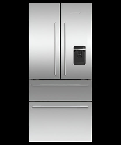 FISHER & PAYKEL RF172GDUX1 Freestanding French Door Refrigerator Freezer, 32", 16.8 cu ft, Ice & Water - RF172GDUX1-KT