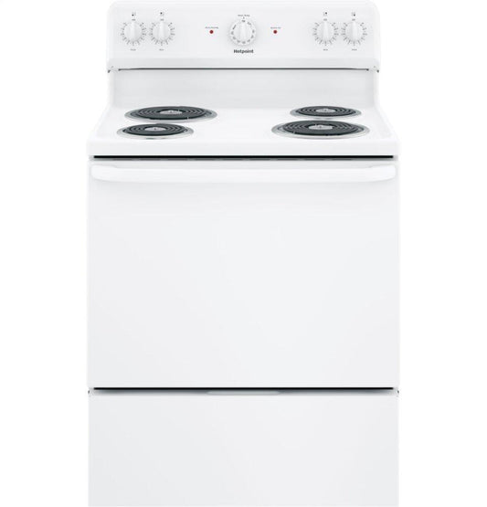 HOTPOINT 30" Free-Standing Electric Range - RBS160DMWW-KT