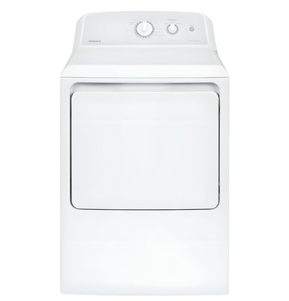 HOTPOINT 6.2 cu. ft. Capacity aluminized alloy Gas Dryer - HTX24GASKWS-KT