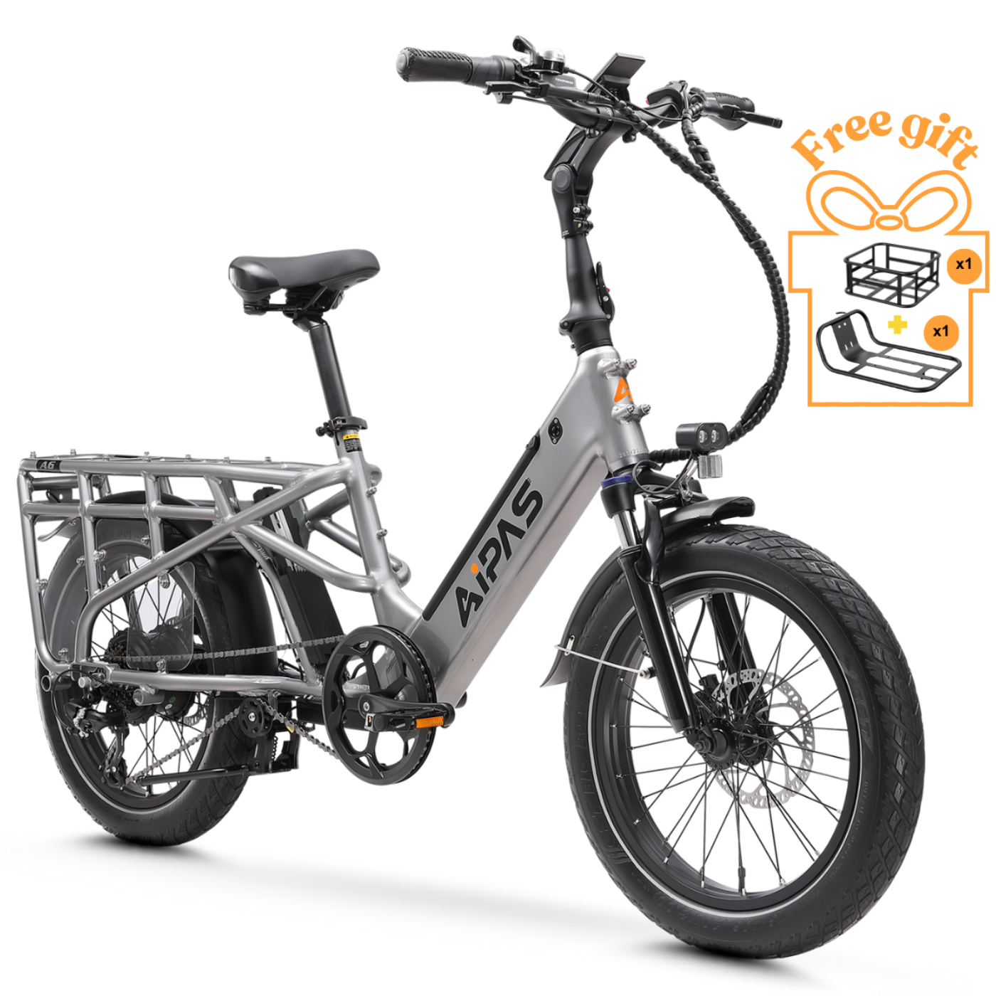 Aipas A6 S VoltCargo Ebike - A6-S-White