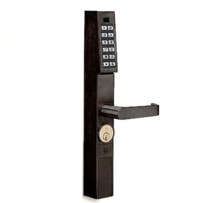 Alarm Lock Trilogy - DL1200ET - Narrow Stile Keypad Exit Lever Lock - 10B - Durondic Bronze - Grade 1 - ALL-DL1200ET-10B