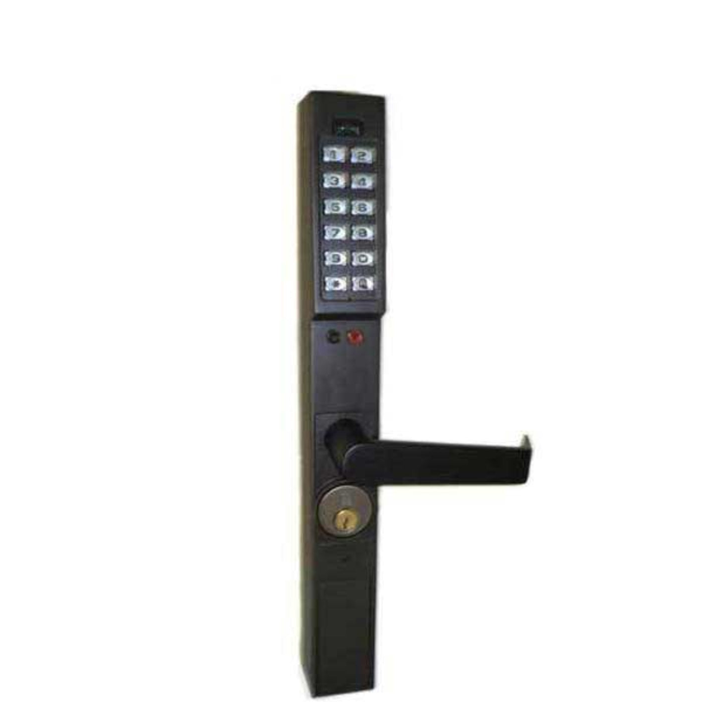 Alarm Lock Trilogy - DL1300 - Narrow Stile Keypad Lever Lock w/ Audit Trail - 10B - Duronodic Bronze - Grade 1 - ALL-DL1300-10B1