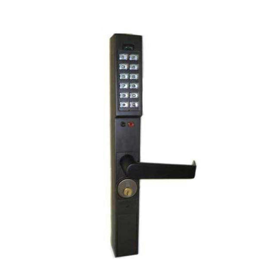 Alarm Lock Trilogy - DL1300 - Narrow Stile Keypad Lever Lock w/ Audit Trail - 10B - Duronodic Bronze - Grade 1 - ALL-DL1300-10B1