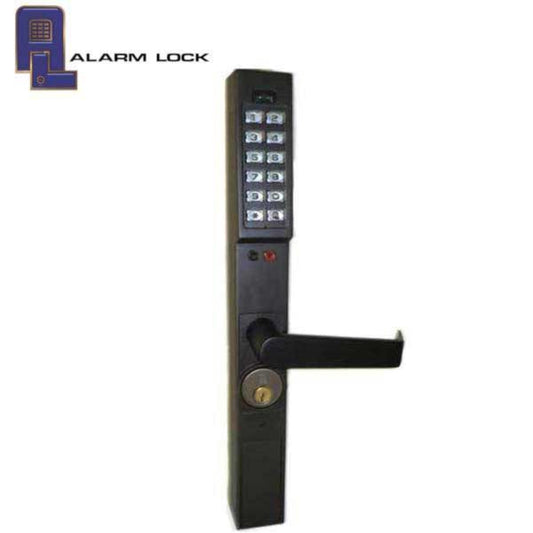 Alarm Lock Trilogy - DL1300 - Narrow Stile Keypad Lever Lock w/ Audit Trail - 10B - Duronodic Bronze - Grade 1 - ALL-DL1300-10B1
