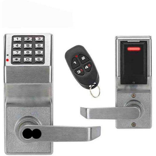 Alarm Lock Trilogy - DL2700LD - Access Control Lever Set - Remote Release FOB & Classroom Lockdown - IC Prep for Best/Falcon/Arrow - Satin Chrome - ALL-DL2700LD-IC-26D