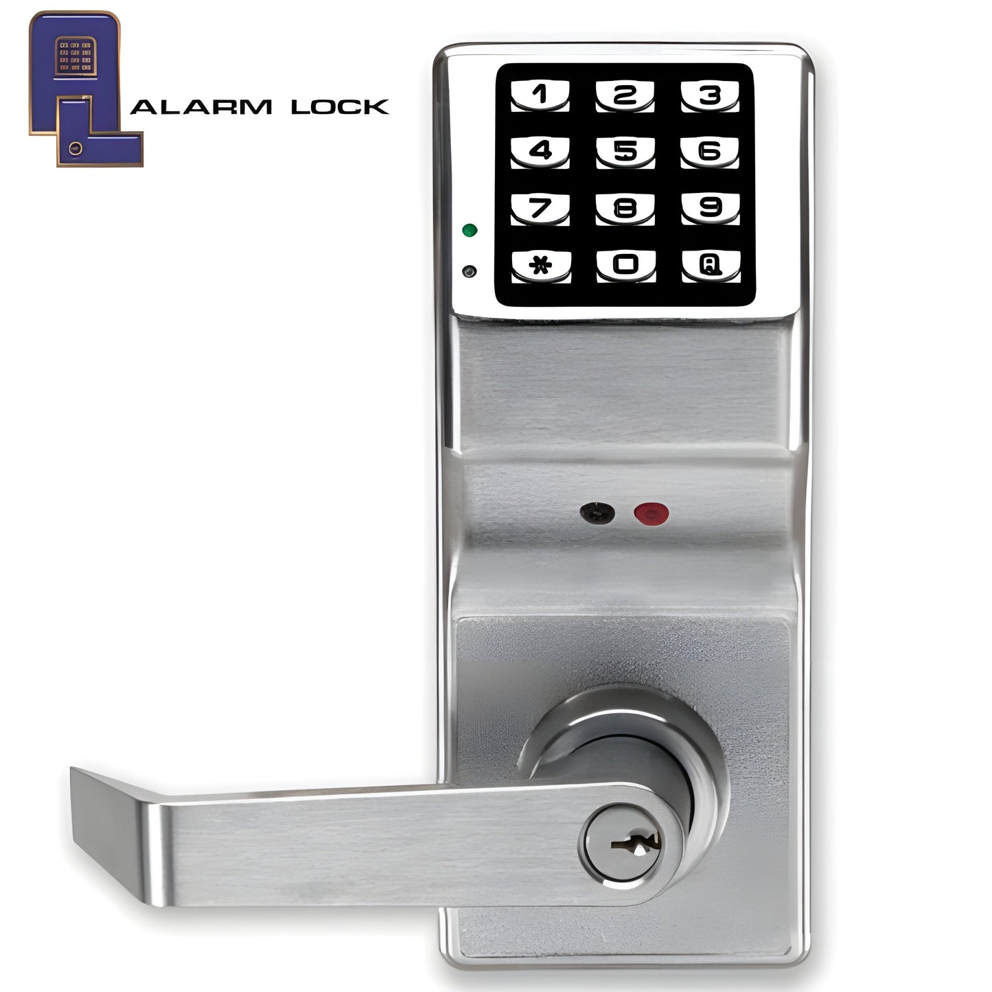 Alarm Lock Trilogy Digital Keypad Lever Set w/ High Capacity Audit Trail - 26D - Satin Chrome - Grade 1  - ALL-DL3200-26D